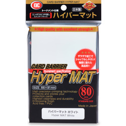 KMC Standard Card Sleeves Hyper Matte White (80)